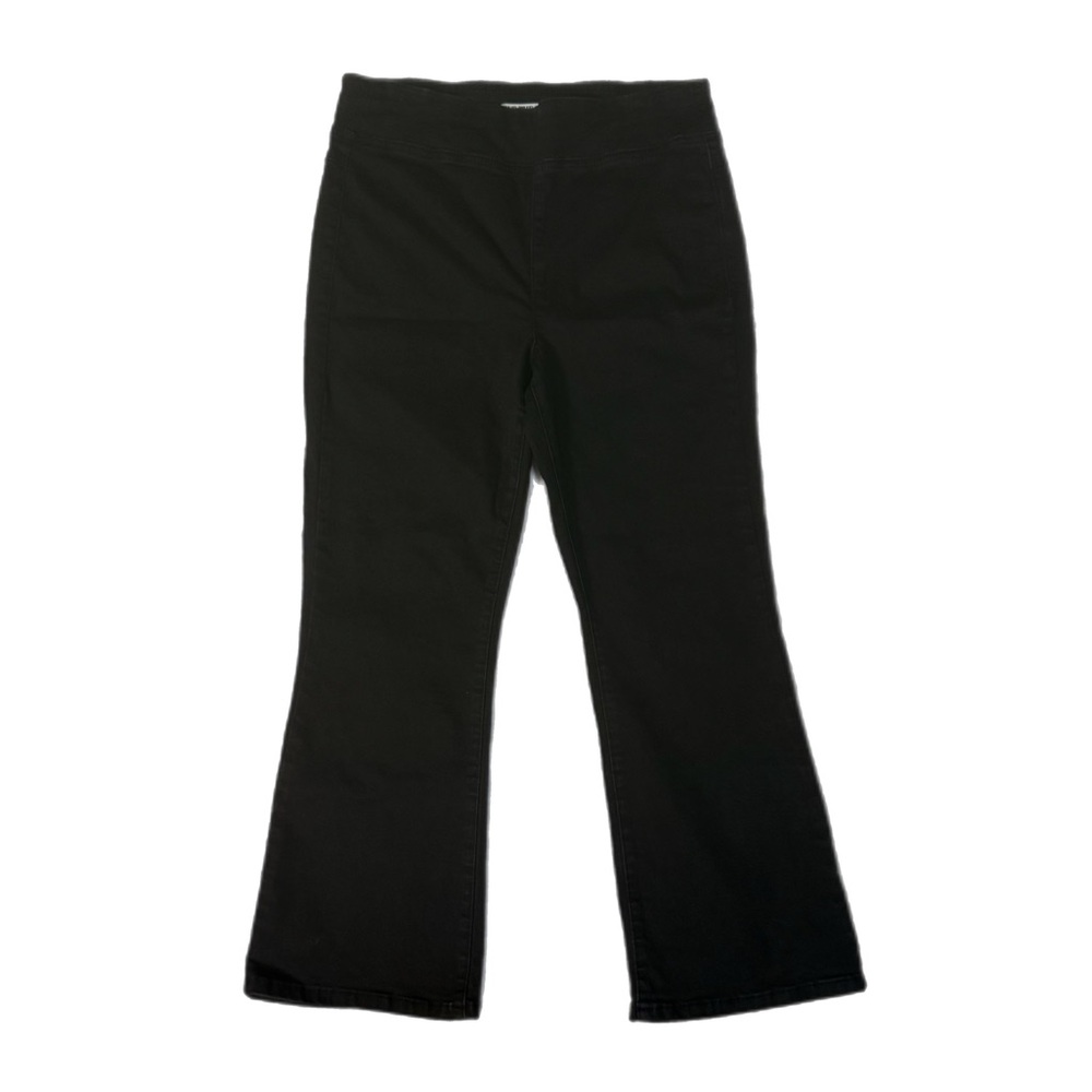 We The Free Free People Pull On Flare Black Pants Size Medium Modern Western